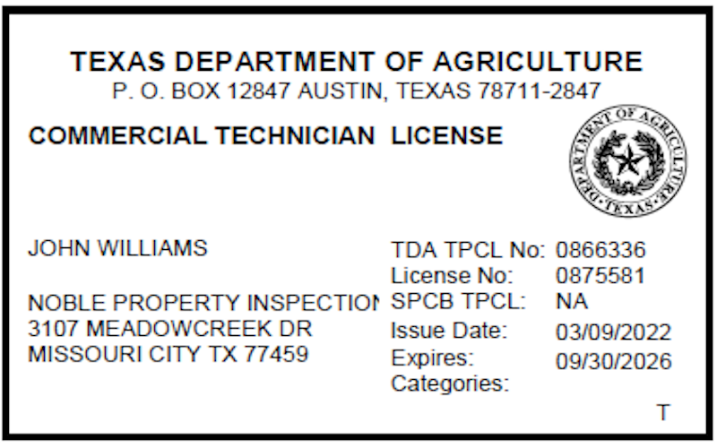 Calvin Williams - Commercial Technician #0875581