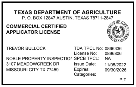 Trevor Bullock - Commercial Technician #0896806