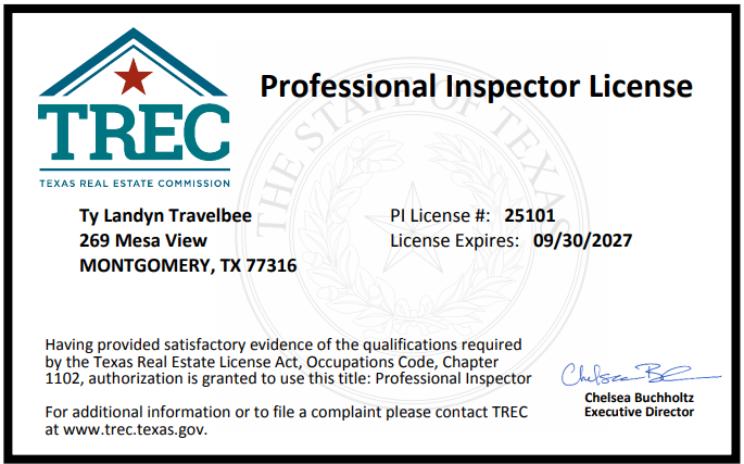 Ty Travelbee - License #25101